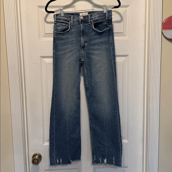 McGuire Women's Light Blue Distressed Jeans - Picture 3 of 8